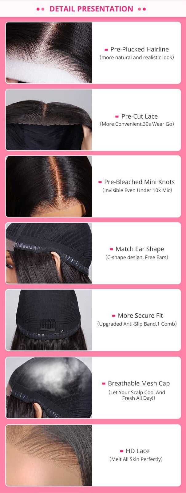 Chic Luxe Hair Full Glueless Wear & Go Wavy Lace Front Short Bob Wig | 250% Density | 100% Human Hair