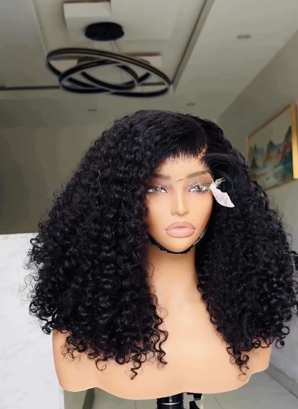 Chic Luxe Hair Raw Vietnamese SDD Bouncy Water Curly Glueless Lace Front Wig | 100% Raw Vietnamese Hair | 250% Density
