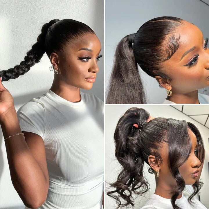 Chic Luxe Hair 360 Undetectable Full Lace Front Wavy Long Wig | 100% Human Hair