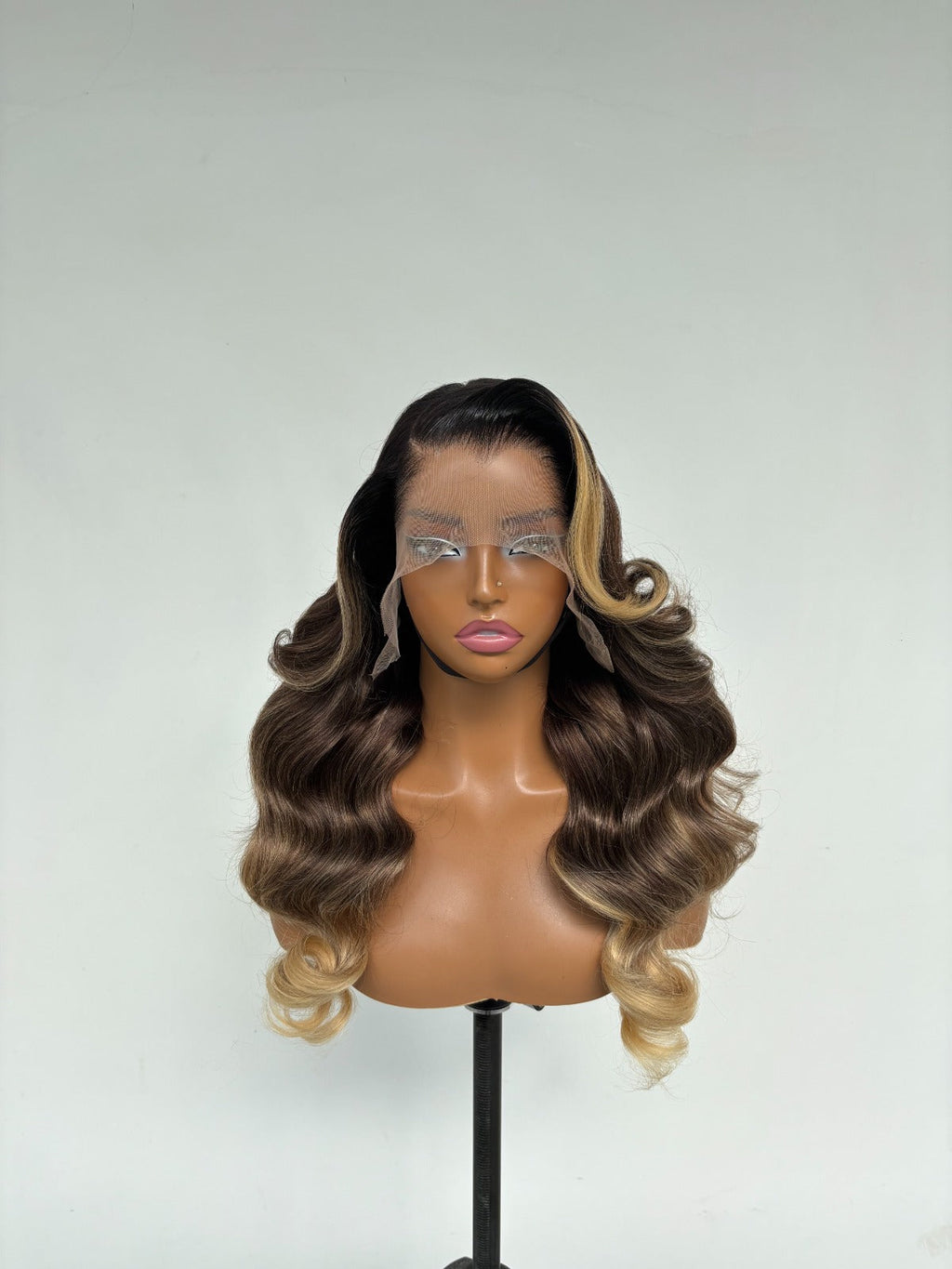 Glueless Pre Styled Ready To Wear Curly Human Hair Lace Front Wig 250% Full Density Customized Colour