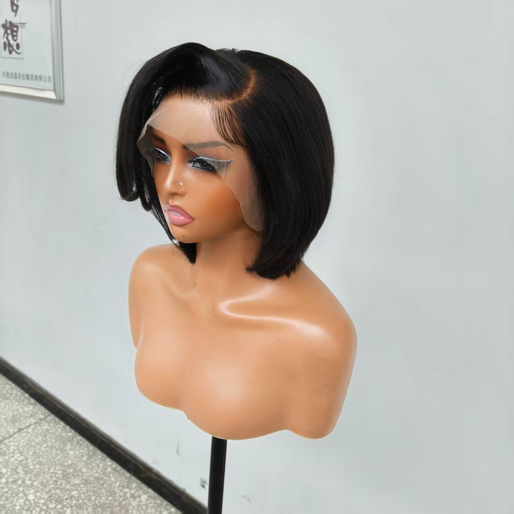 Chic Luxe Hair Glueless Pre Styled Lace Front Short Bob Wig | 100% Human Hair