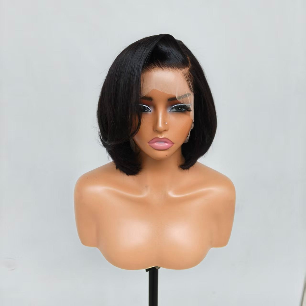 Chic Luxe Hair Glueless Pre Styled Lace Front Short Bob Wig | 100% Human Hair