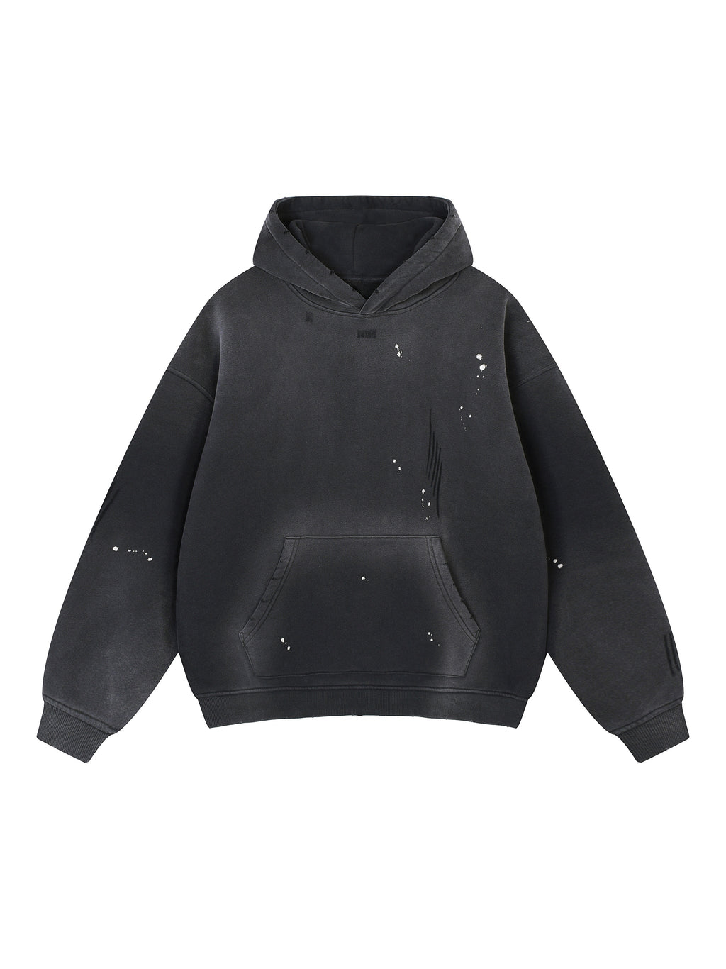 Vintage Washed Frayed Fleece Hoodie - Premium Gym Hoodie | BRACE