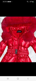 Fox Fur Down Coat