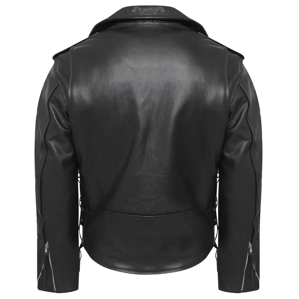 Men’s Brando Black Leather Jacket