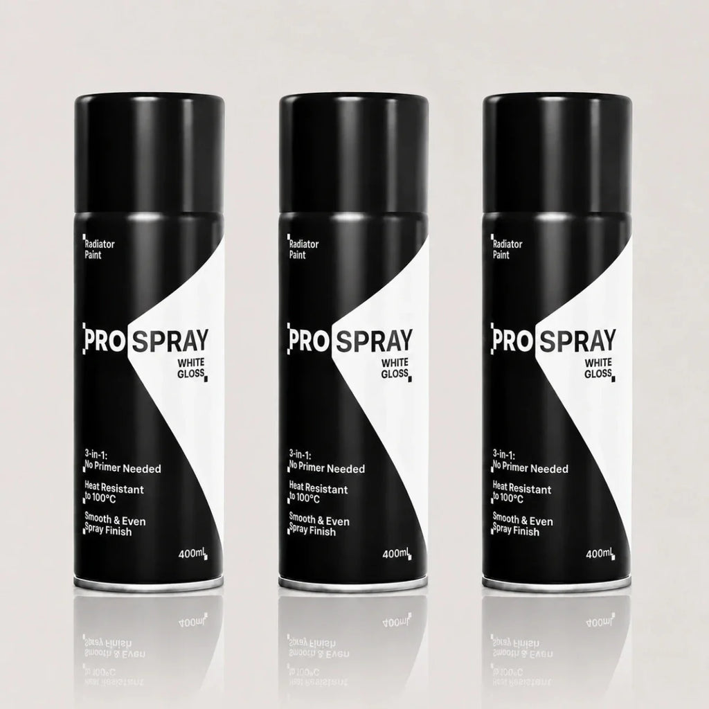 Pro-Spray Radiator Paint | 3-in-1 Heat Resistant Spray